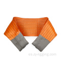 Culeta de cinturón plana de color naranja de 10 toneladas